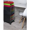 Exacompta 326714D Rollen für Modulo Schubladenboxen Schwarz Office