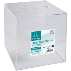 Exacompta 89058D Urnă 21cm cu capac detașabil cristal...