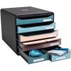 Exacompta 312606D Big Box Maxi Schubladenbox 6 Schubladen Skandi-Farben sortiert