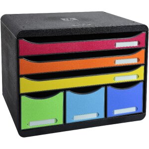 Iderama 306798D Schubladenbox STOREBOX 6 offene...