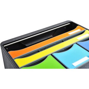 Iderama 306798D Schubladenbox STOREBOX 6 offene Schubladen Regenbogen