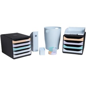 Durable 3094296D Schubladenbox Big Box Plus 5 Fächer Aquarellfarben