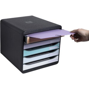 Durable 3094296D Schubladenbox Big Box Plus 5 Fächer Aquarellfarben