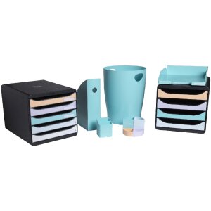 Durable 3094296D Schubladenbox Big Box Plus 5 Fächer Aquarellfarben