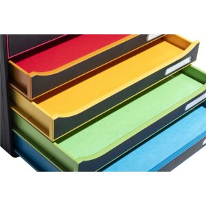 Exacompta 308914D Schubladenbox Big Box Plus Horizon Querformat 5 Schubladen