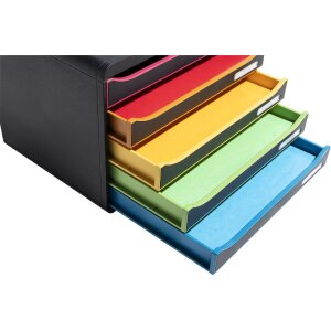 Exacompta 308914D Schubladenbox Big Box Plus Horizon Querformat 5 Schubladen