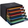 Exacompta 308914D Schubladenbox Big Box Plus Horizon Querformat 5 Schubladen