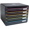 Exacompta 308914D Schubladenbox Big Box Plus Horizon Querformat 5 Schubladen