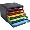 Exacompta 308914D Schubladenbox Big Box Plus Horizon Querformat 5 Schubladen