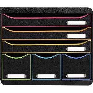 Exacompta 306914D Schubladenbox STOREBOX 6 offene...