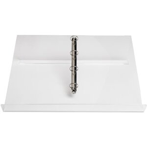 Exacompta 81458D Tisch-Lesepult A3 mit Ringmechanik Kristall