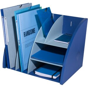 Exacompta 394202D Desktop Organizer Bee Blue Marineblau Hellblau