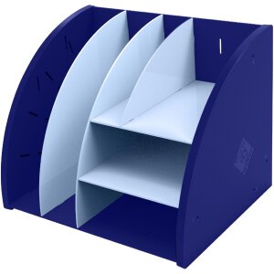 Exacompta 394202D Desktop Organizer Bee Blue Marineblau Hellblau