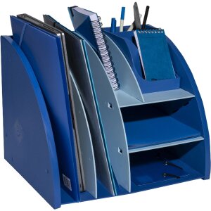 Exacompta 394202D Desktop Organizer Bee Blue Marineblau Hellblau