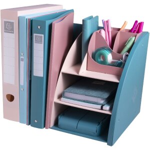 Exacompta 394606D Desktop Organizer Skandi Pazifikblau Nude