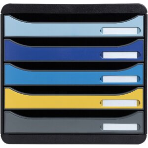 Exacompta 3094202D Schubladenbox Big Box Plus 5...