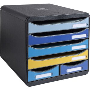 Exacompta 3124202D Schubladenbox BIG BOX MAXI 6...