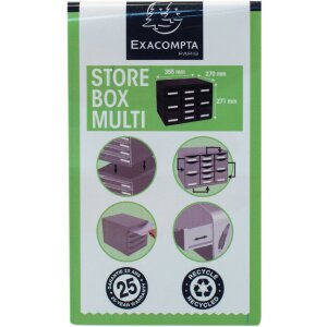 Exacompta 313798D Iderama Schubladenbox STORE BOX MULTI 11 Schubladen Regenbogen