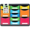 Exacompta 313798D Iderama Schubladenbox STORE BOX MULTI 11 Schubladen Regenbogen