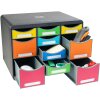 Exacompta 313798D Iderama Schubladenbox STORE BOX MULTI 11 Schubladen Regenbogen