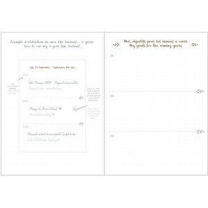 Quo Vadis Life Journal Brown 15x21 cm Clairefontaine Paper