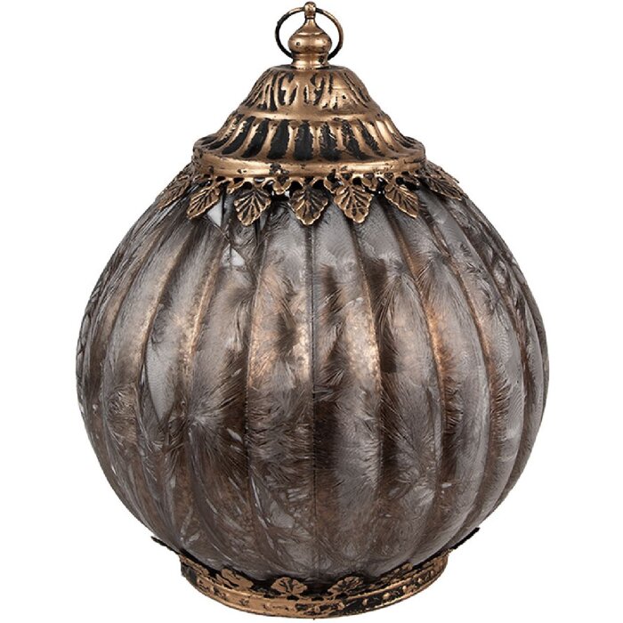 Clayre & Eef 6GL4565 Dekoration mit LED Ø 15x20 cm / 2xAAA