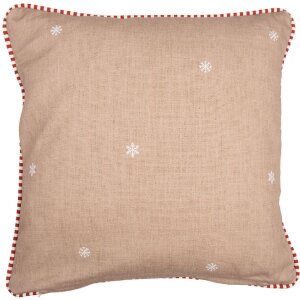 Clayre Eef GBB21 Kissenbezug Lebkuchenhaus Braun...