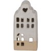 Clayre & Eef Tea Light Holder Casa Bej Ceramică 7x6x14 cm Stil de țară