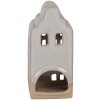 Clayre & Eef Tea Light Holder Casa Bej Ceramică 7x6x14 cm Stil de țară