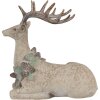 Clayre Eef figura decorativă cerb maro 31x16x29 cm poliresin stil țară