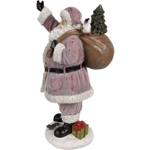 Clayre & Eef Weihnachtsmann Figur Rosa 43 cm...
