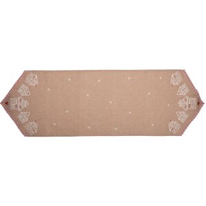 Clayre Eef GBB65 Tischläufer 50x160 cm Braun...