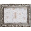 Clayre & Eef Bilderrahmen 10x15 cm Silber Bohemian Design
