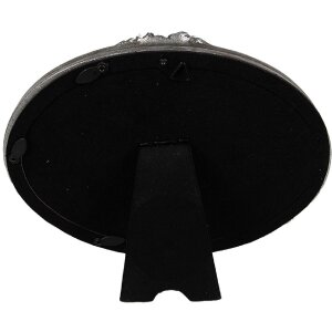 Clayre & Eef 2F1175 Fotorahmen Silberfarbig Oval...