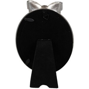 Clayre & Eef 2F1177 Fotorahmen Silber Oval 13x3x19 cm für 10x15 cm Foto