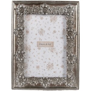 Clayre & Eef 2F1181 Fotorahmen Silber 15x2x20 cm...