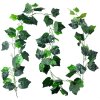 Clayre & Eef Kunstpflanze Blättergirlande Grün 220 cm Kunststoff Naturgetreu
