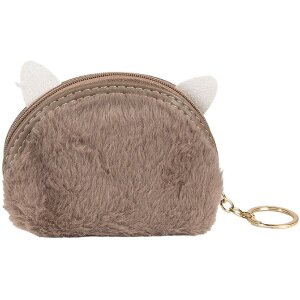 Juleeze JZWA0215 Börse Katzen-Look 12x2x10 cm Braun