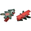 Clayre & Eef 65640 Klammer mit Weihnachtsbaum Set 8 3x1x4 cm