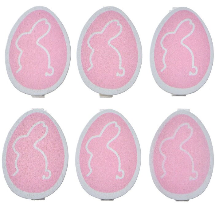 Clayre & Eef 65643 Clemă cu set de ouă 6 3x1x5 cm