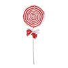 Clayre & Eef 65853 Weihnachtsdeko Lollipop Rot Weiß 15x1x41 cm Kunststoff