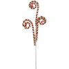 Clayre & Eef 65857 Dekoration Zuckerstange 68 cm Rot Grün Kunststoff