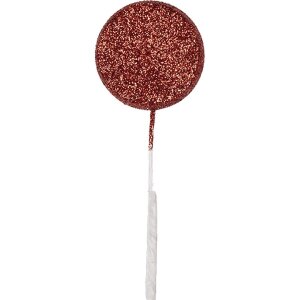Clayre & Eef 65867 Weihnachtsdeko Lollipop Rot Weiß 6x2x40 cm Kunststoff