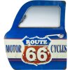 ZEP Metall-Dekoration Retro Autotür Design Route 66 41x47x5 cm Vintage Look