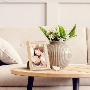 ZEP Bilderrahmen Essen 10x15 cm Natur Holz für Hoch- und Querformat