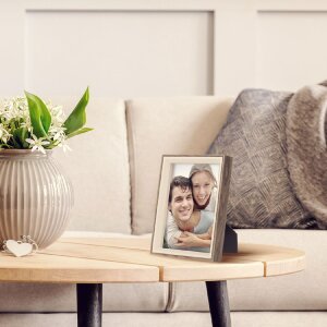 ZEP Bilderrahmen Essen 13x18 cm braun Holz Bilderrahmen mit Aufsteller