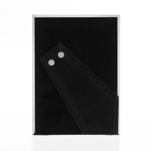 ZEP Metall-Portraitrahmen 120S20 silber glänzend 13x18 cm Samtrückwand Klarglas