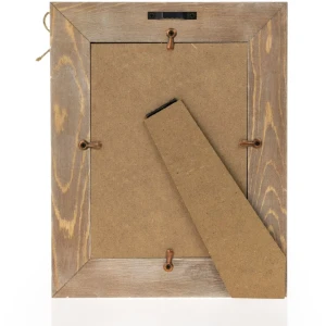 ZEP Cadru foto din lemn Lille Brown 10x15 cm cu decor inimă