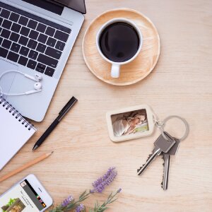 ZEP AR7W Schlüsselanhänger Weiß für...