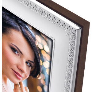 ZEP Alessandria ramă foto 13x18 cm spate din lemn placat cu argint